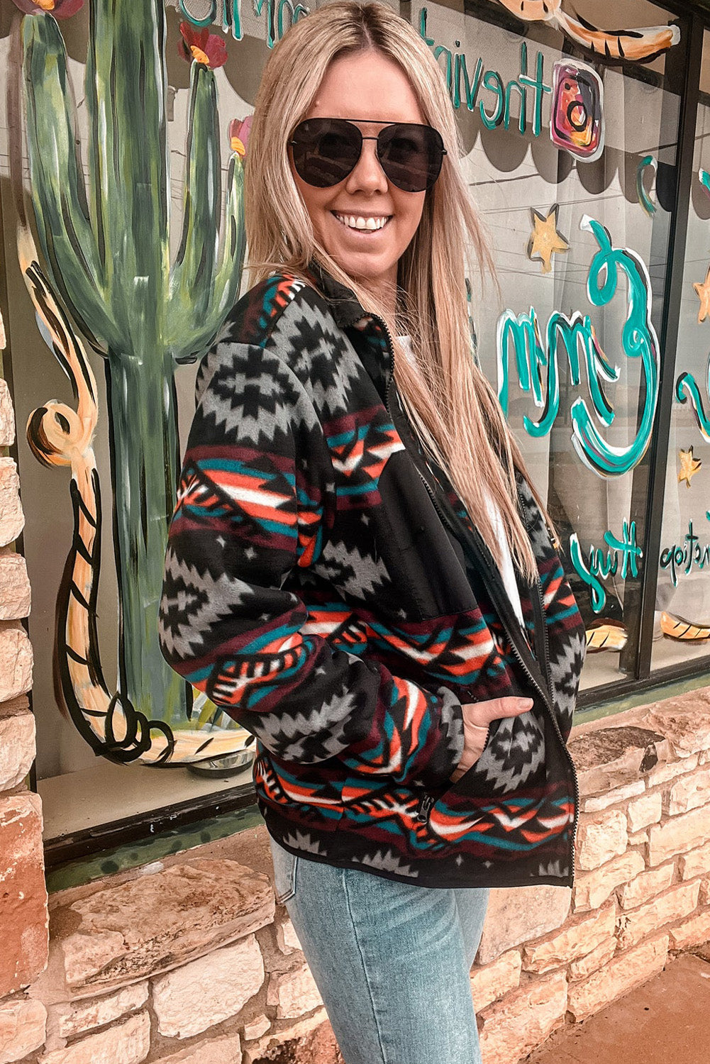 Black Aztec Jacket