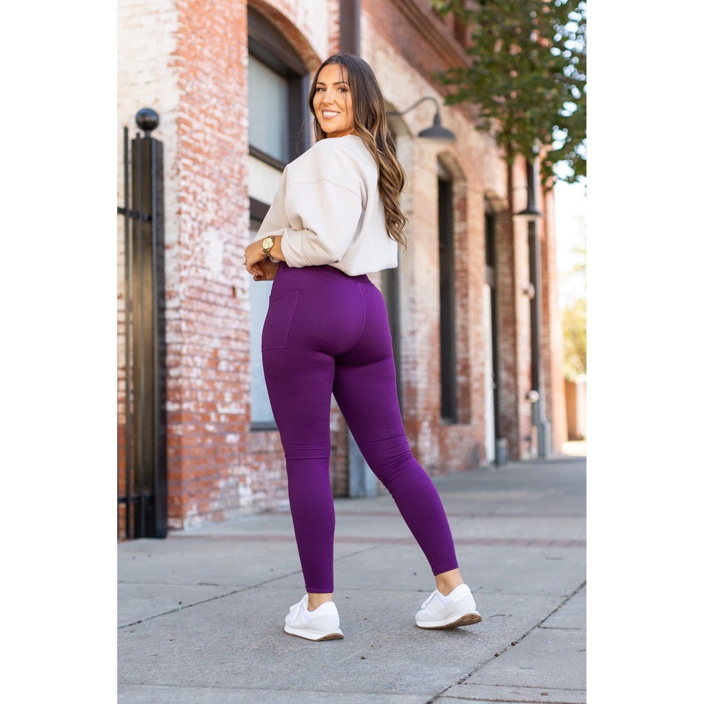 Ready to Ship | The Kinsley Purple Full Length Leggings