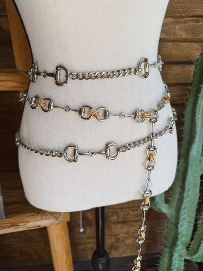 The Bitty Belt - silver