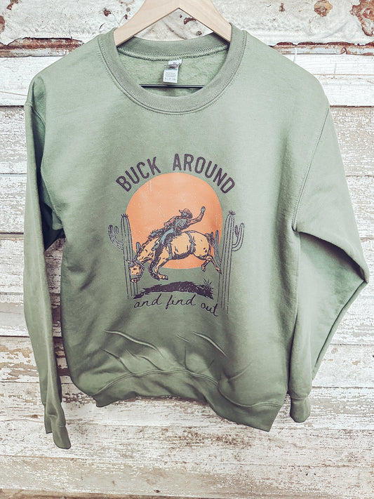 Buck Around - Graphic Top