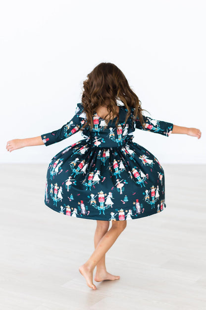 Christmas Ballet Ruffle Twirl Dress