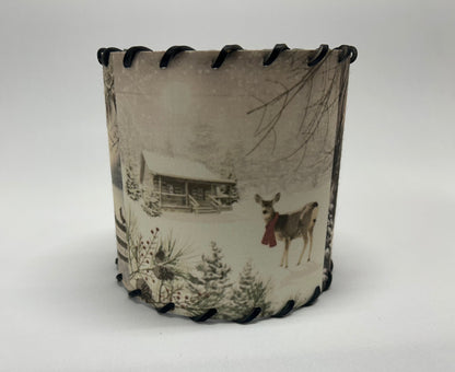 Winter Visitors Lampshade