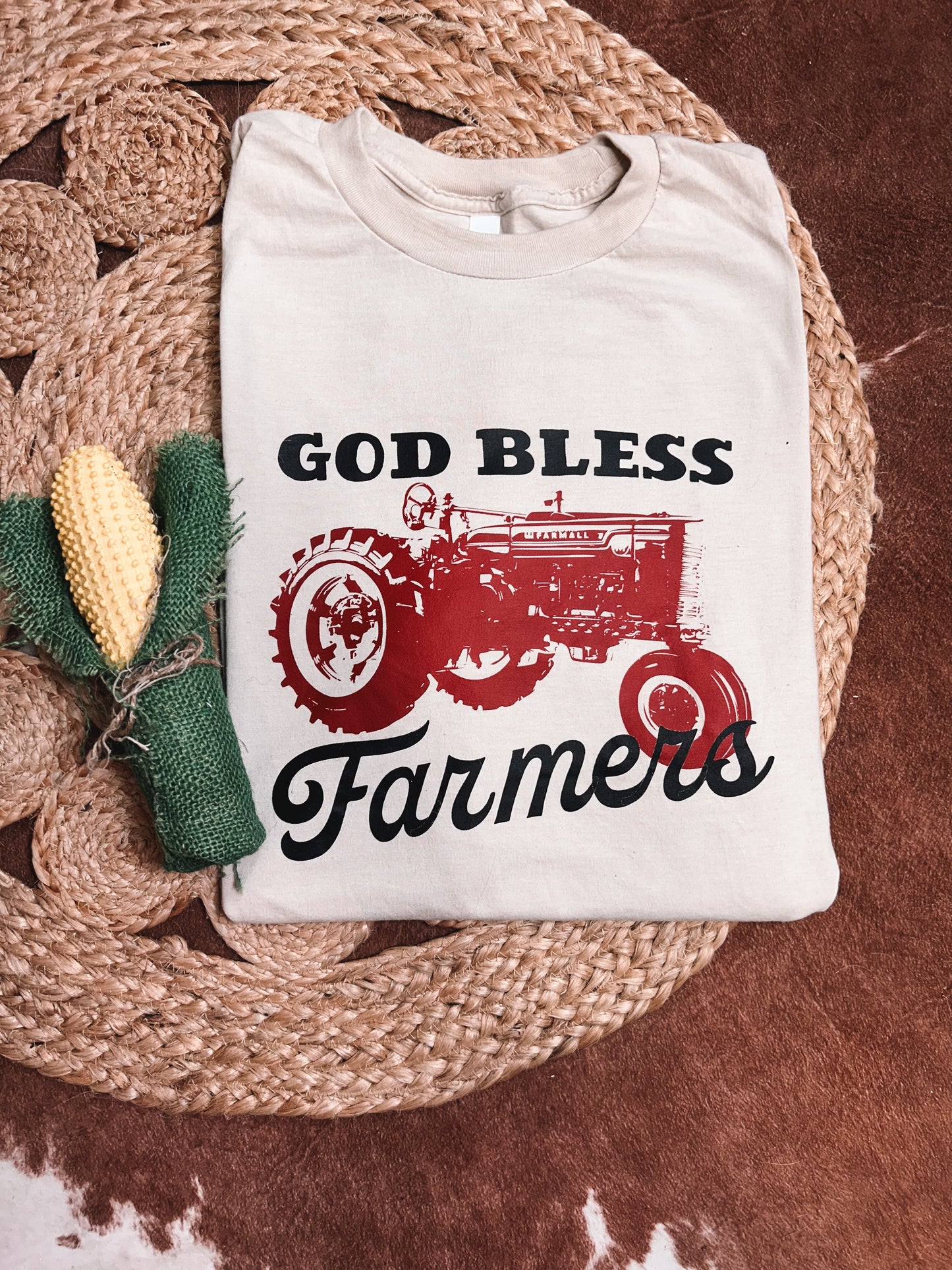 Vintage God Bless Farmers