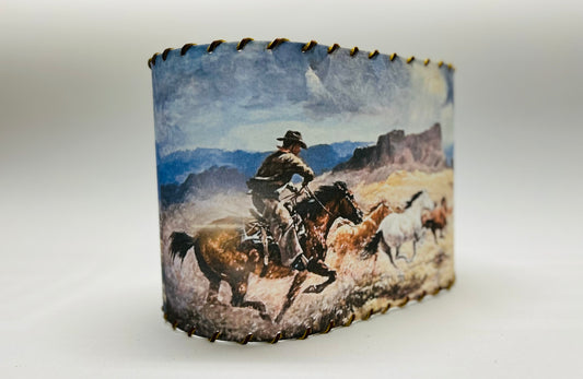 RDR Mustang Chase Lampshade Large