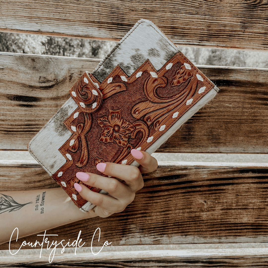 Loretta Cowhide Wallet by Countryside Co.