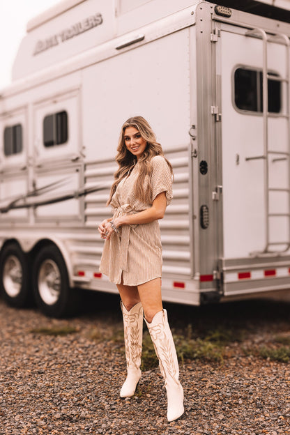 The Donna Button Down Shirt Dress