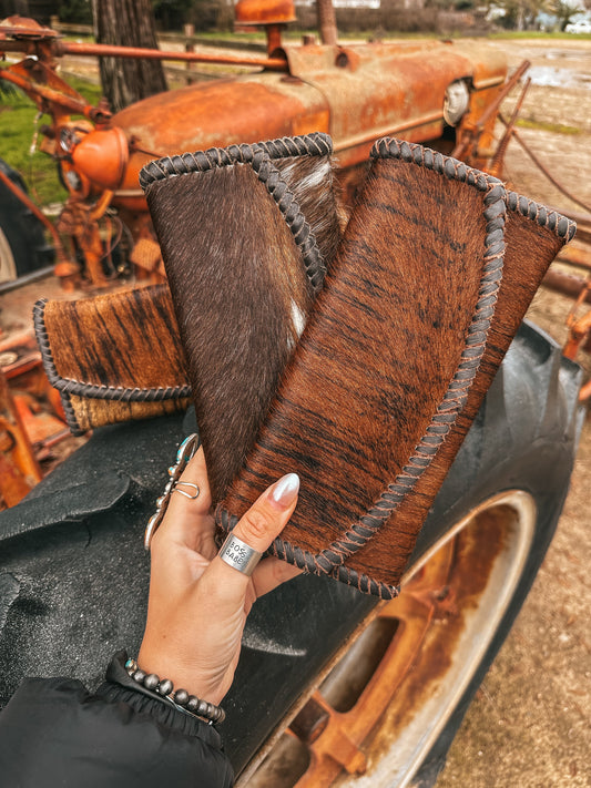 The Hazy Elva Wallet (Brown Leather ) a Haute Southern Hyde by Beth Marie Exclusive