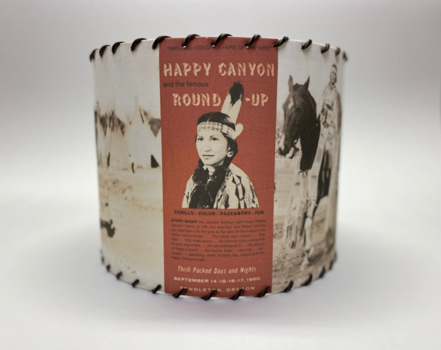 Pendleton Happy Canyon 1948 Lampshade