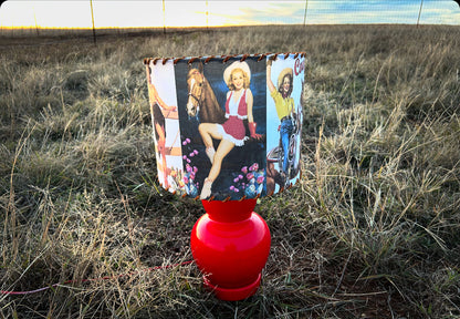 Cowgirlin’ Lampshade Large 14-inch