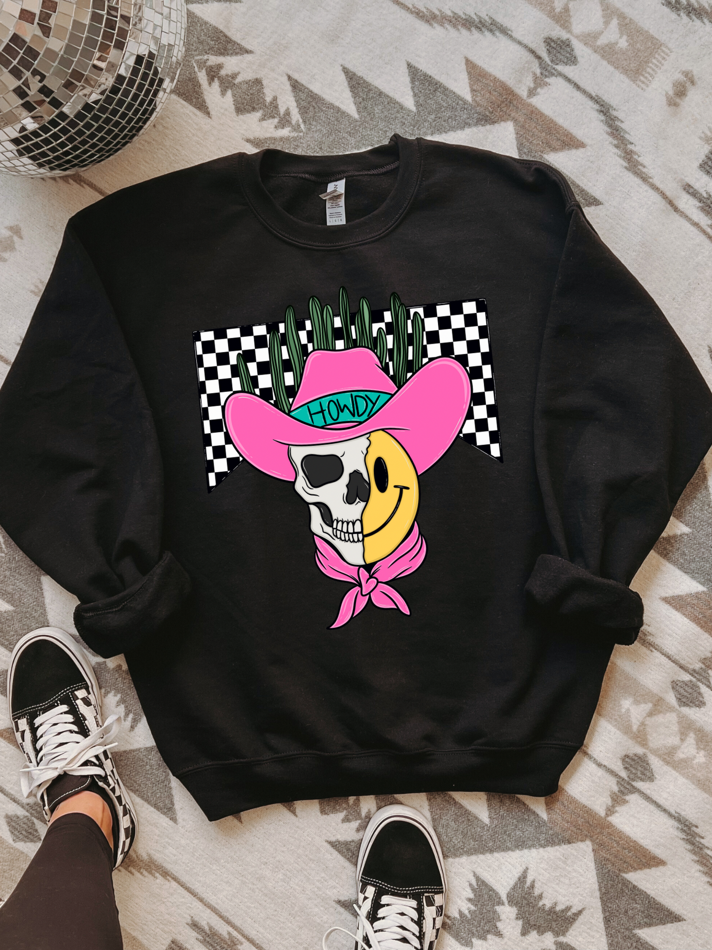 Western Smiley Crewneck