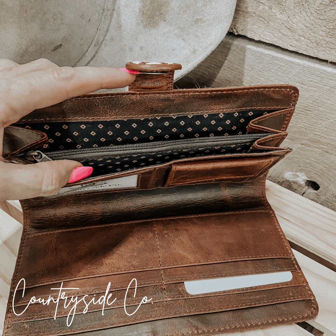 Loretta Cowhide Wallet by Countryside Co.