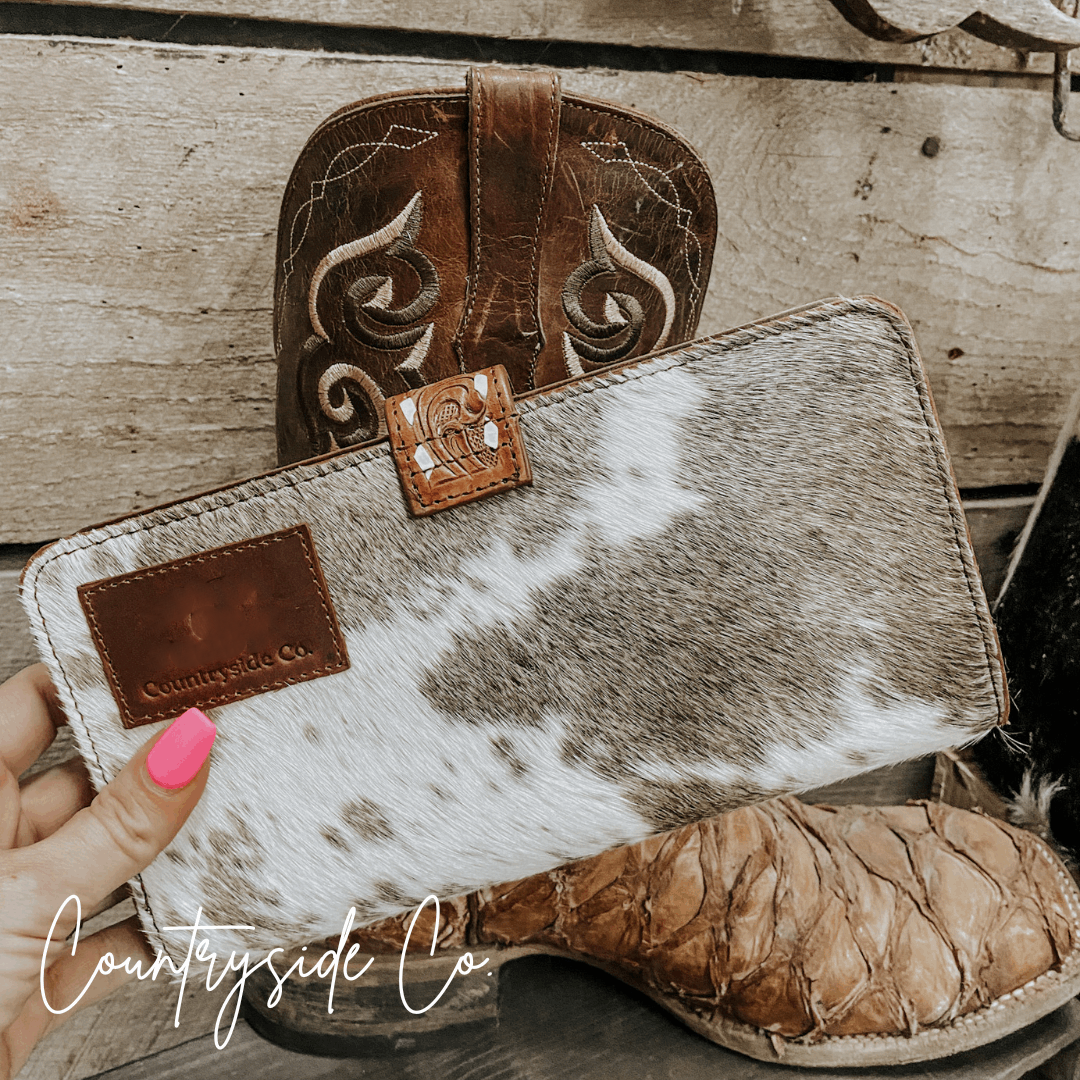 Loretta Cowhide Wallet by Countryside Co.