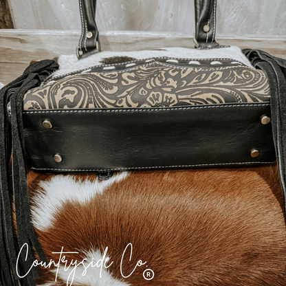 Priscilla Cowhide Conceal Carry Purse by Countryside Co.