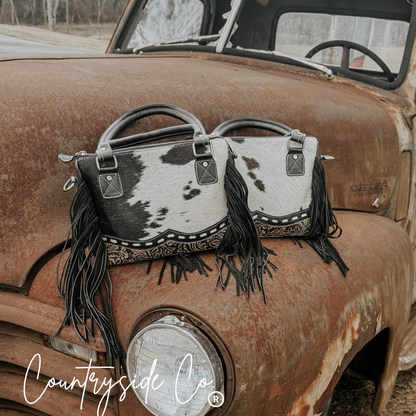 Priscilla Cowhide Conceal Carry Purse by Countryside Co.