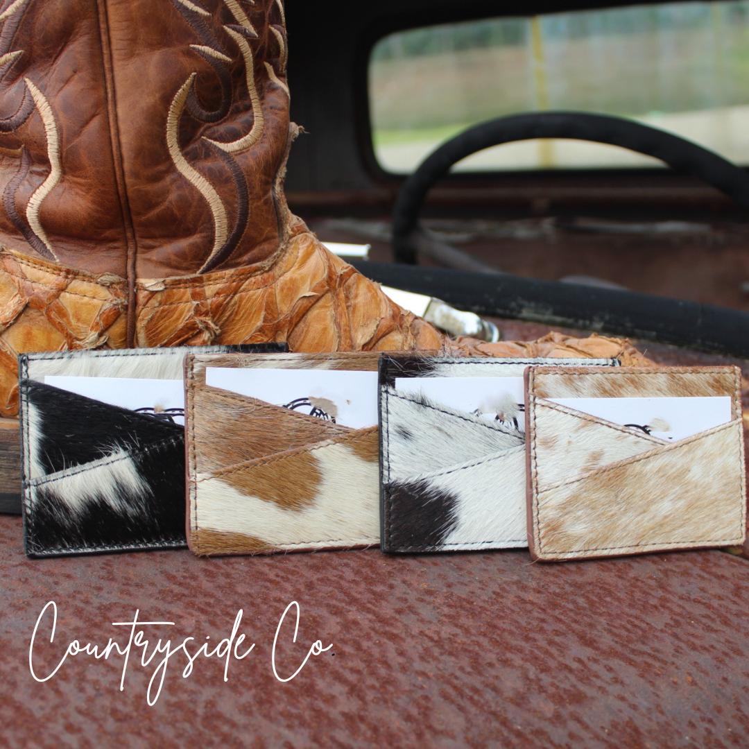 Coil Cowhide Credit Card Holder