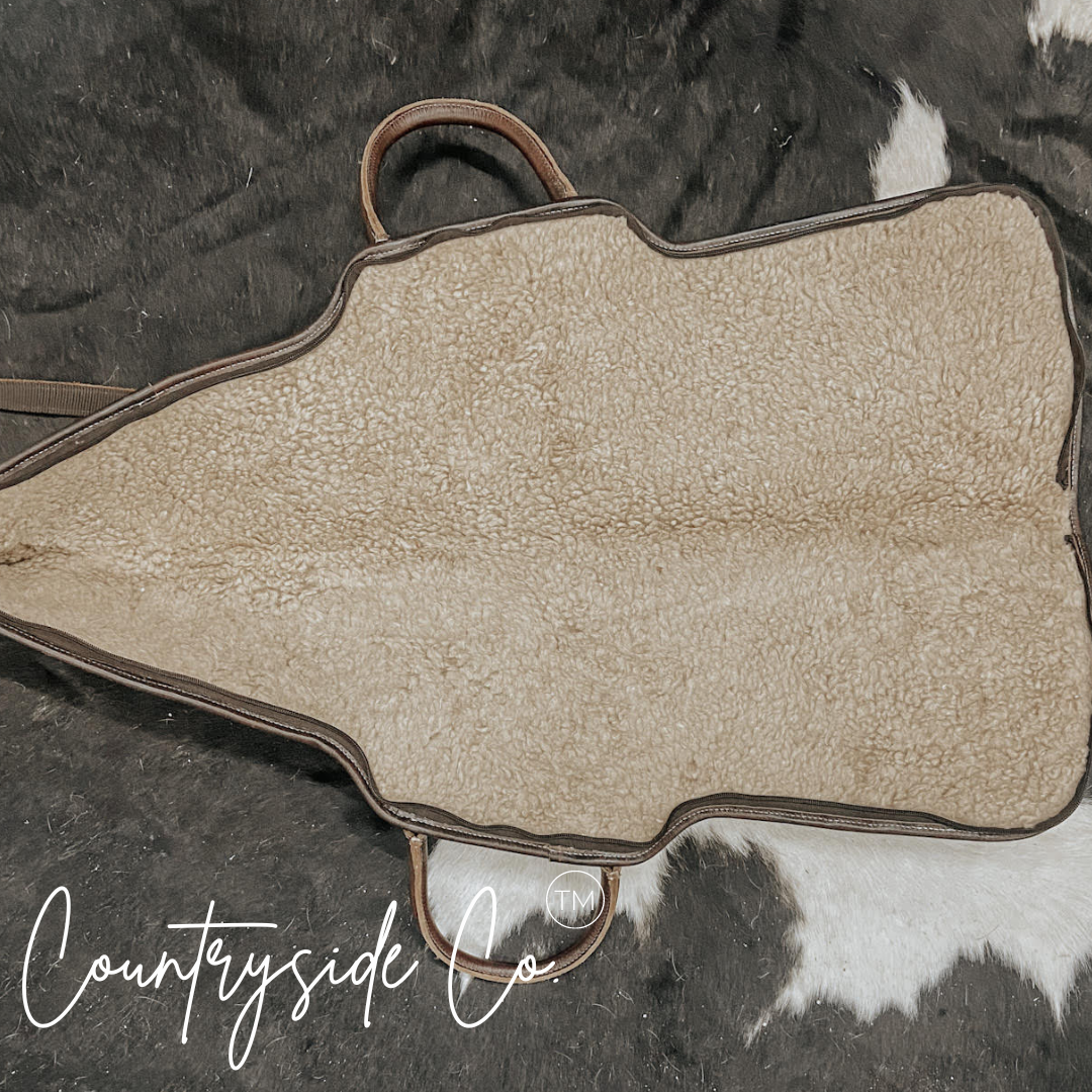 Leather Long Carry Case by Countryside Co.