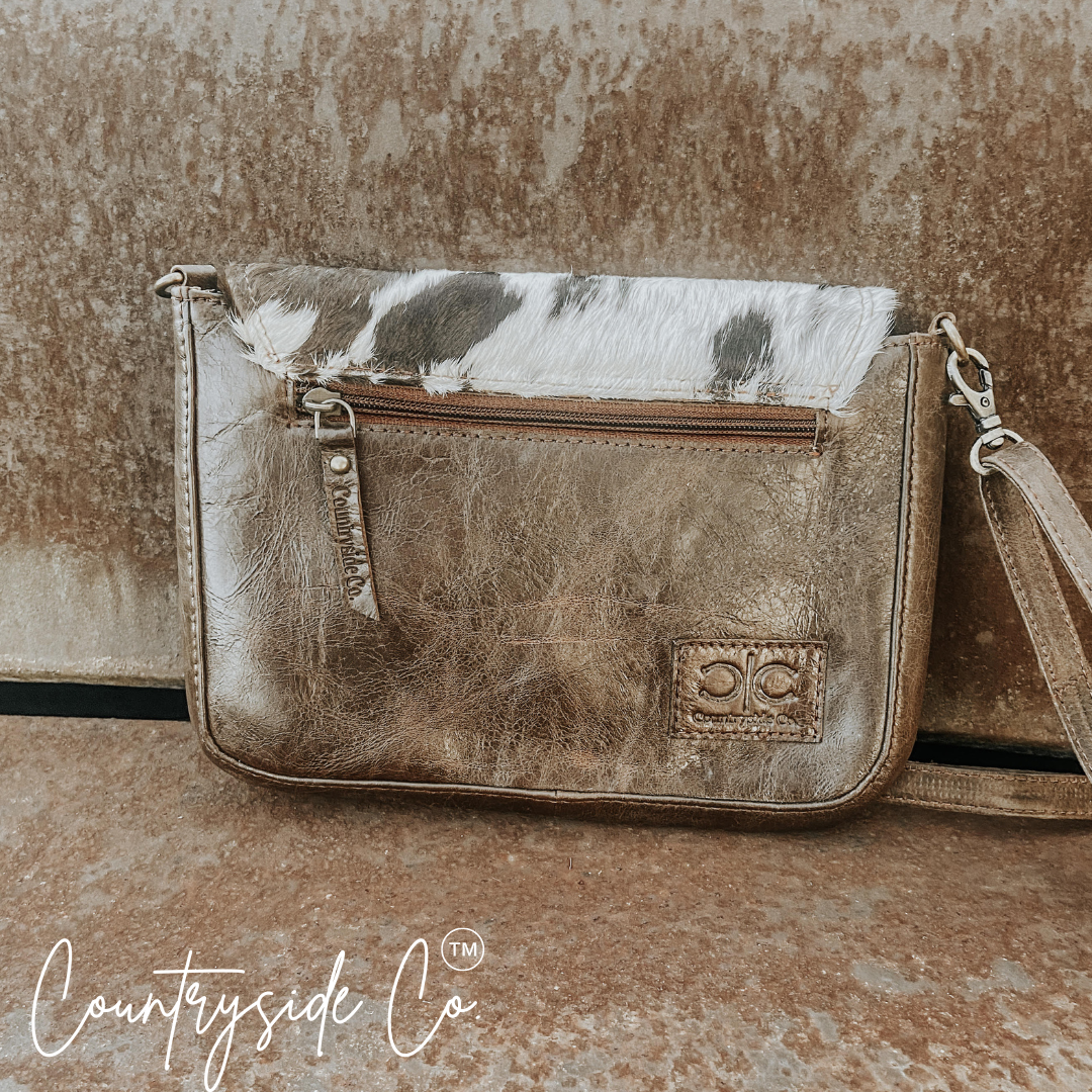 Maple Cowhide Crossbody Purse by Countryside Co.