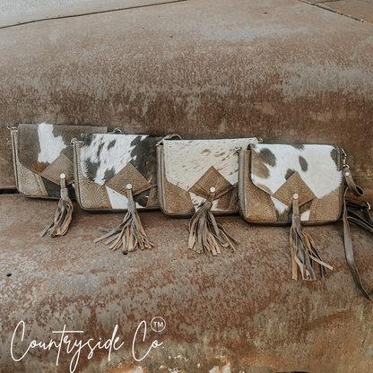 Maple Cowhide Crossbody Purse by Countryside Co.