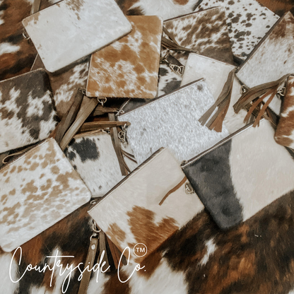 Colette Cowhide Wristlet by Countryside Co.