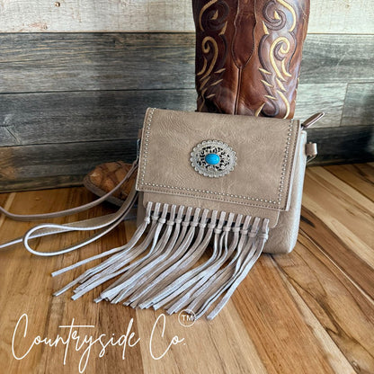 Layla Fringe Purse - Wristlet