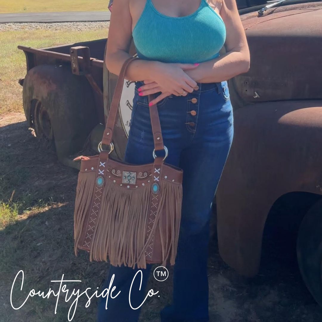 Mia Fringe Concealed Carry Tote