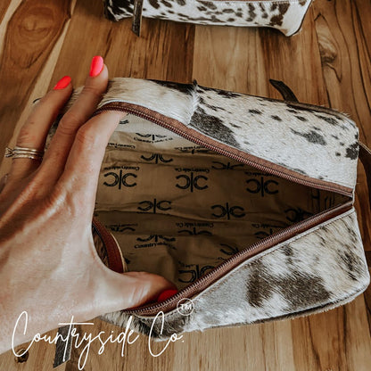 Countryside Cowhide Toiletry Bag