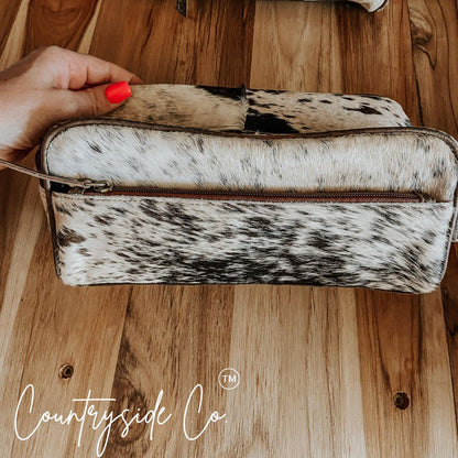 Countryside Cowhide Toiletry Bag