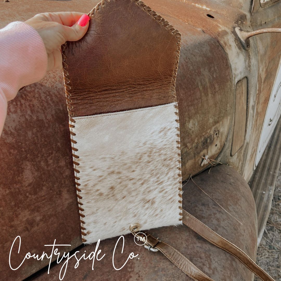 Rustler Cowhide Buckle Purse by Countryside Co.