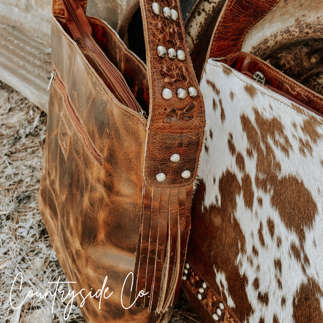 Couture Cowgirl Cowhide Purse by Countryside Co.