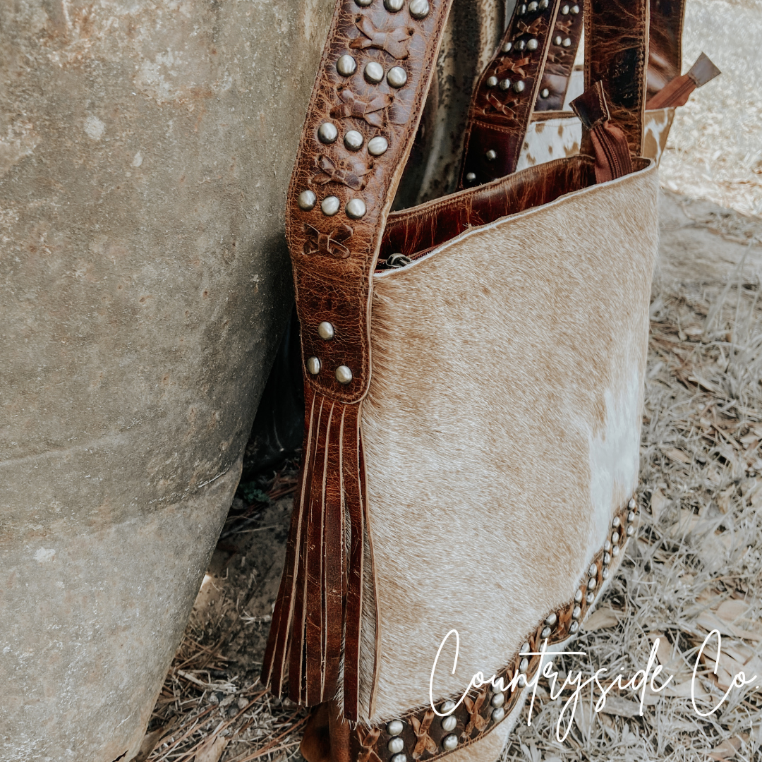 Couture Cowgirl Cowhide Purse by Countryside Co.