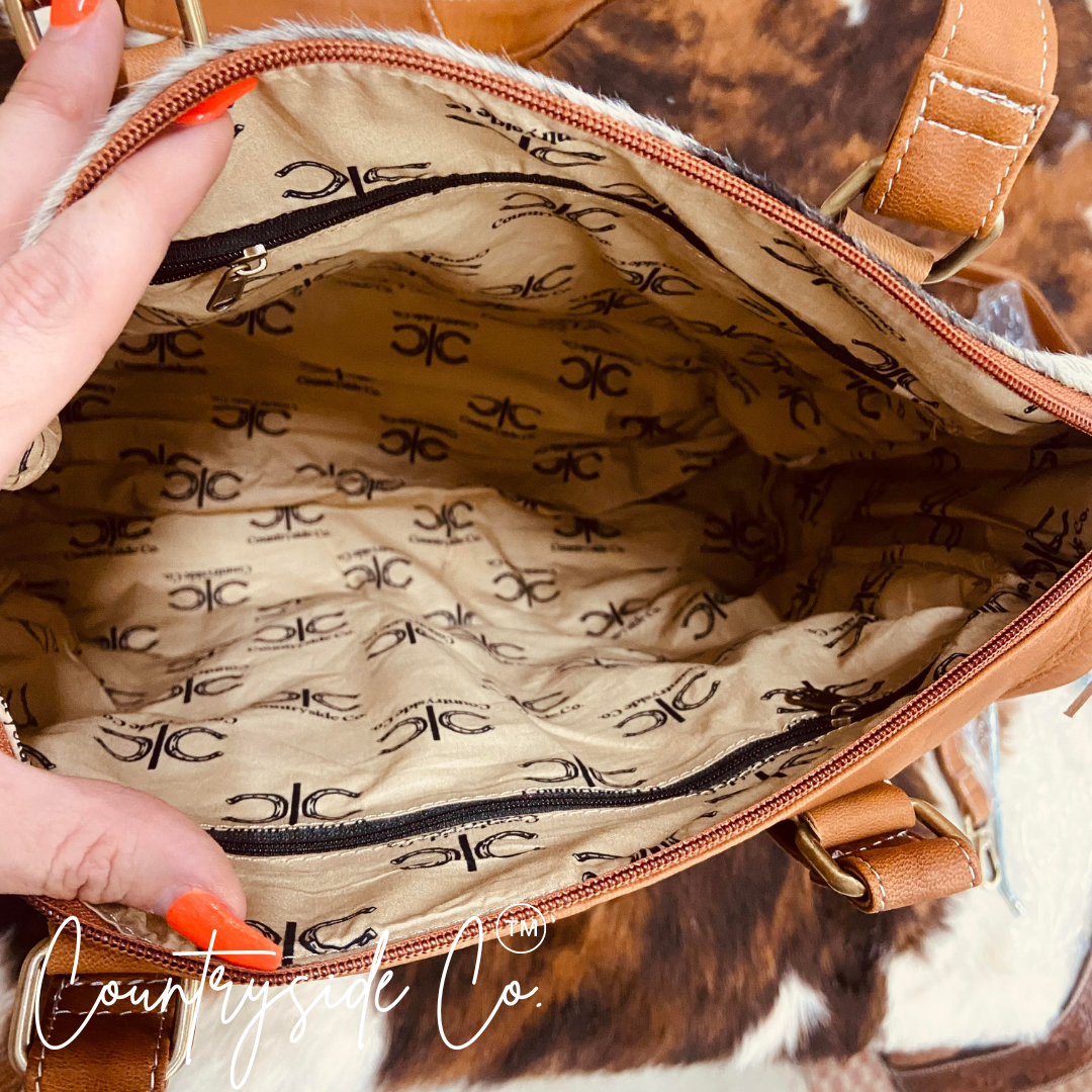 Laramie Cowhide Tooled Leather Concealed Carry Bag