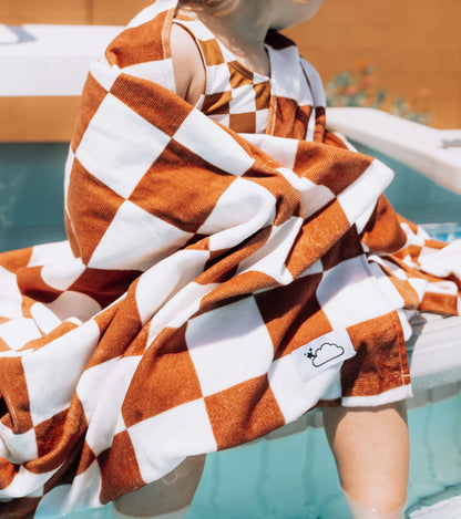 COPPER CHECKERS DREAM TOWEL