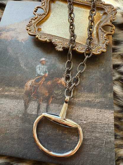 The Half Bit Necklace - Silver