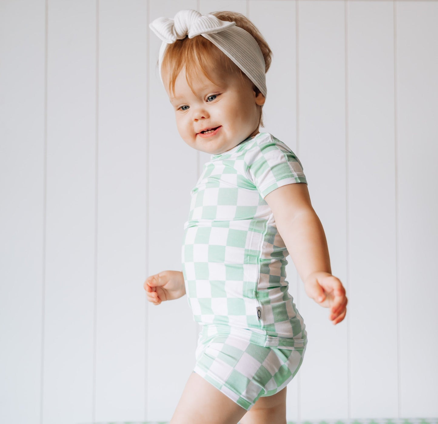 MINT CHECKERS DREAM SHORT SET