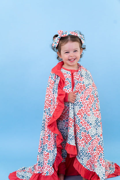 STAR SPANGLED & SASSY DREAM RUFFLE BLANKET