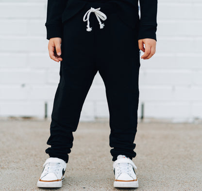 BLACK TERRY DREAM JOGGER