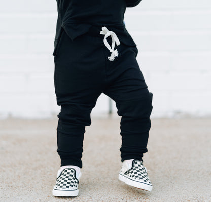 BLACK TERRY DREAM JOGGER