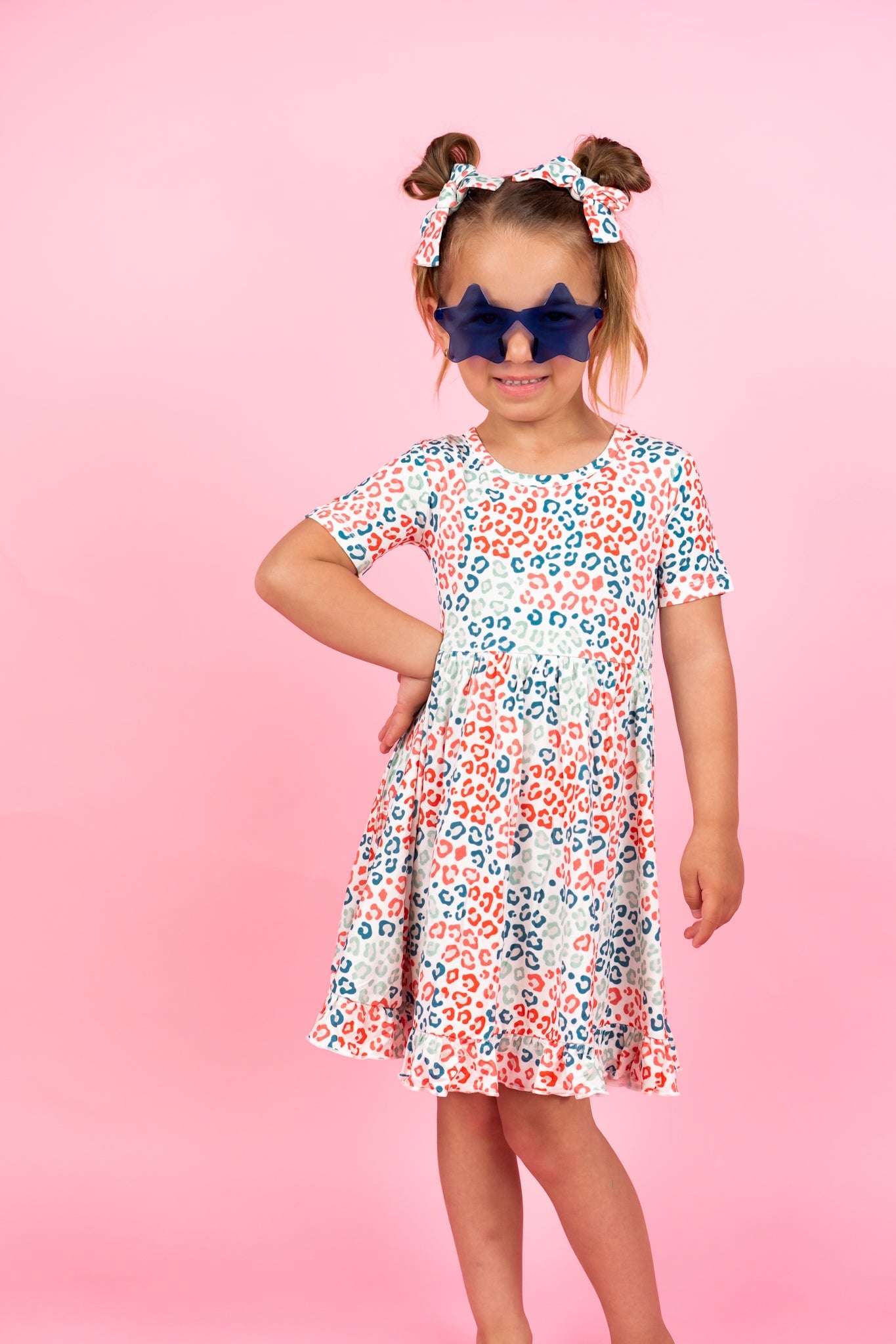 STAR SPANGLED & SASSY DREAM RUFFLE DRESS