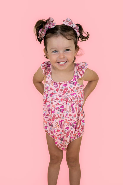 STAY WILD COWGIRL DREAM BUBBLE ROMPER