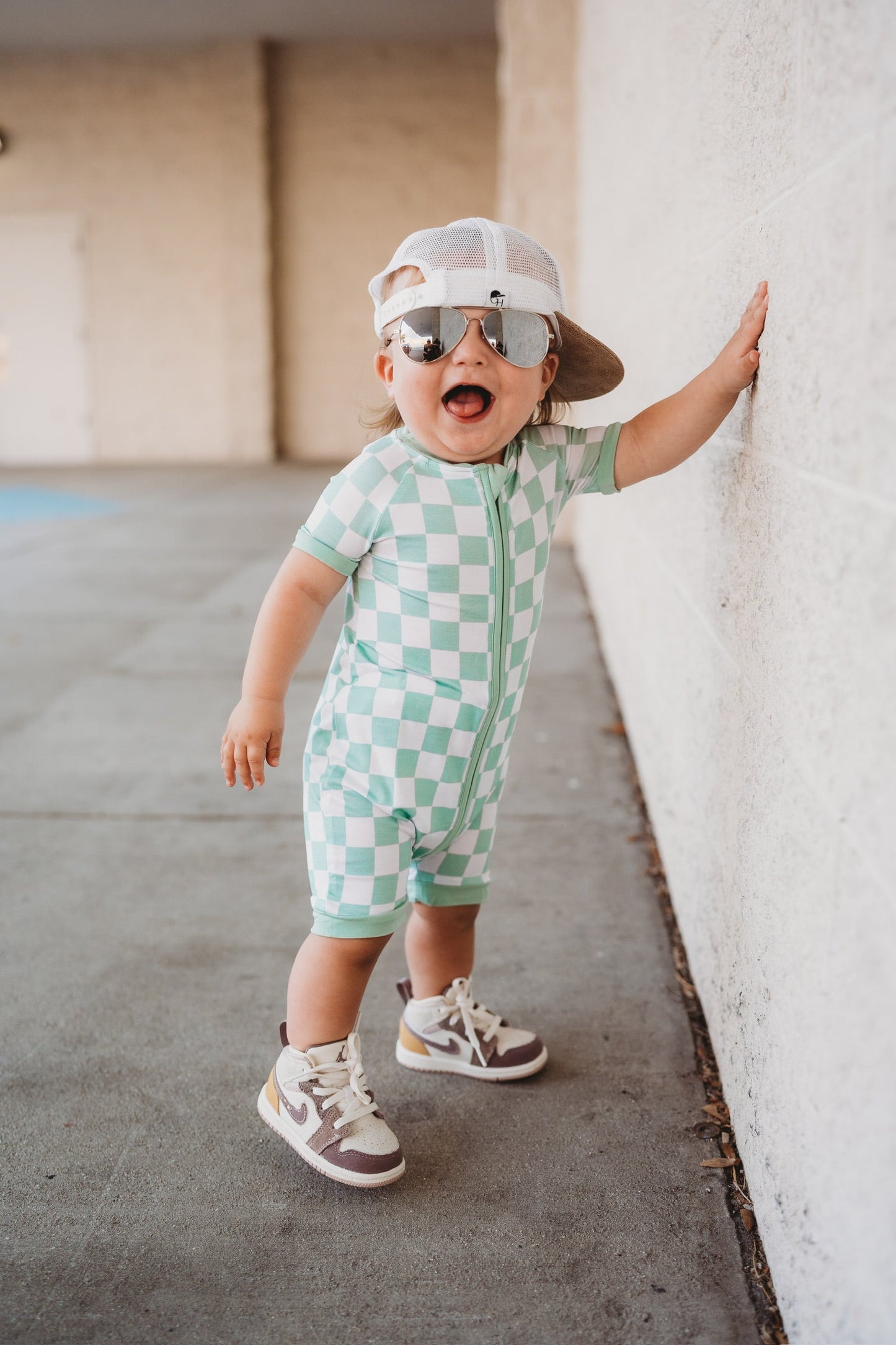 MINT CHECKERS DREAM SHORTIE