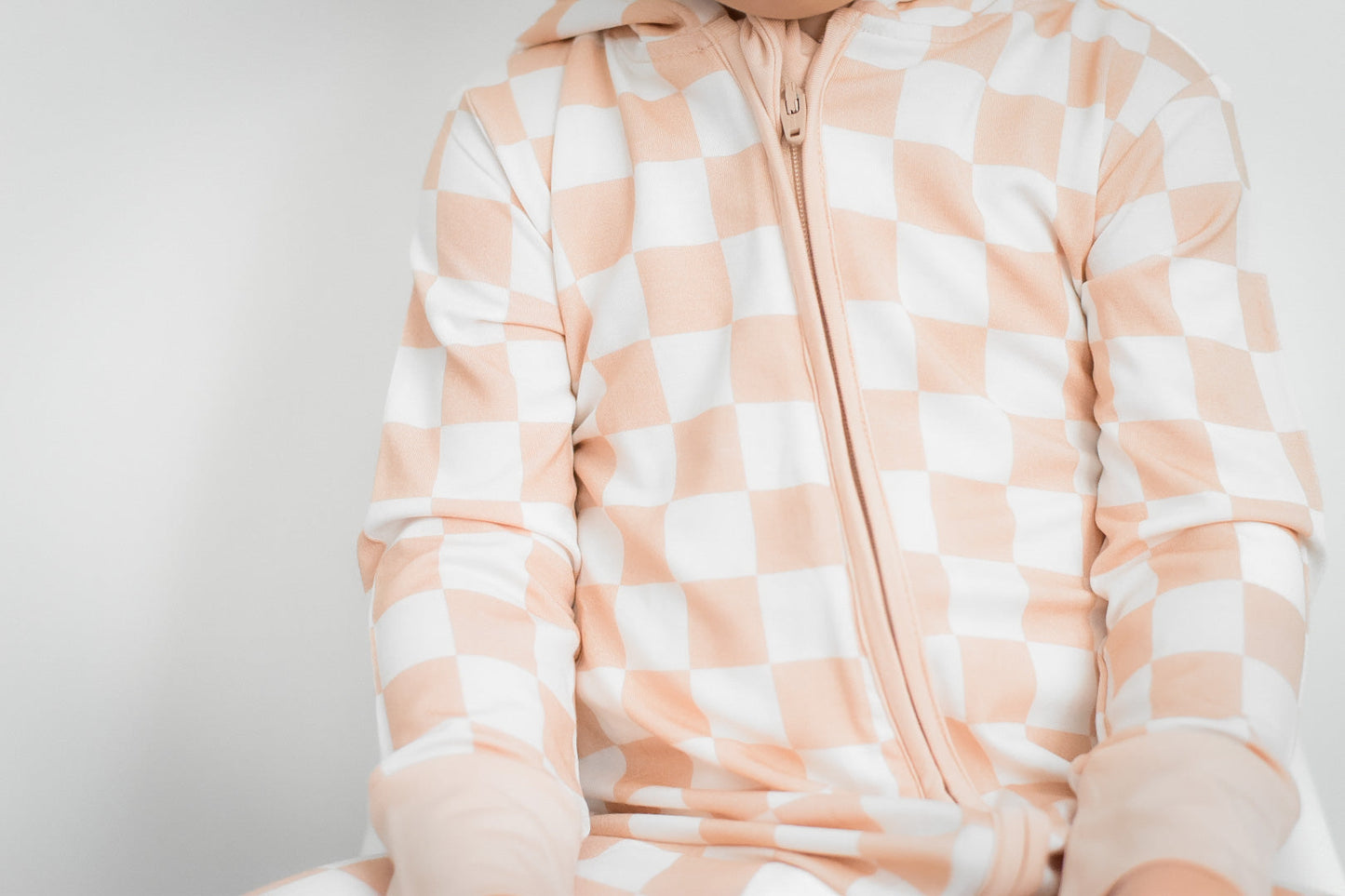 SANDY CHECKERS DREAM ROMPER HOODIE