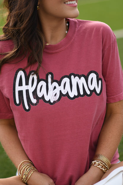 Alabama Distressed Tee