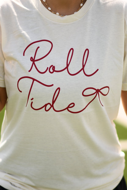 Roll Tide Bow Tee