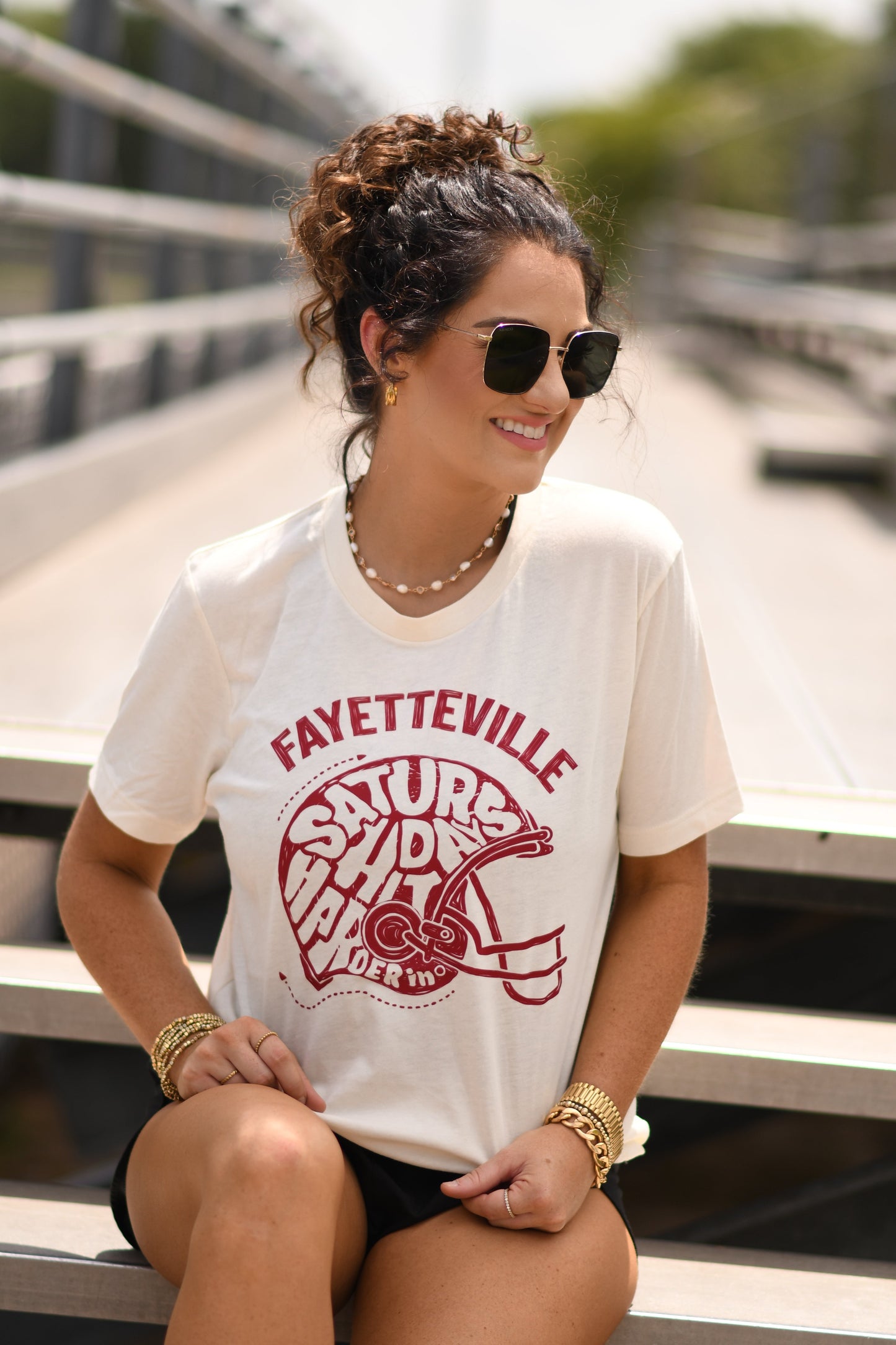 Saturdays Hit Harder In Fayetteville Tee