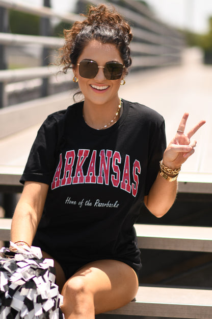 Arkansas Home Of The Razorbacks Tee