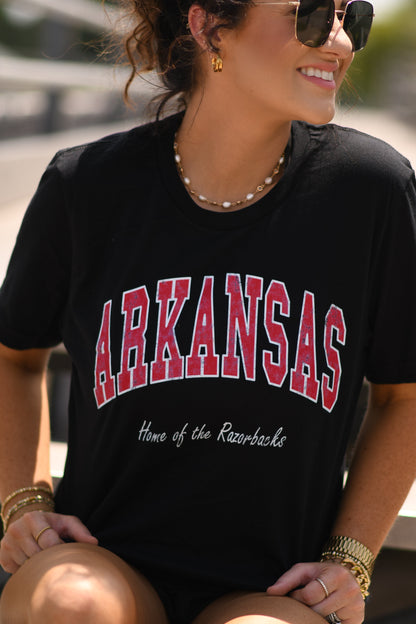 Arkansas Home Of The Razorbacks Tee