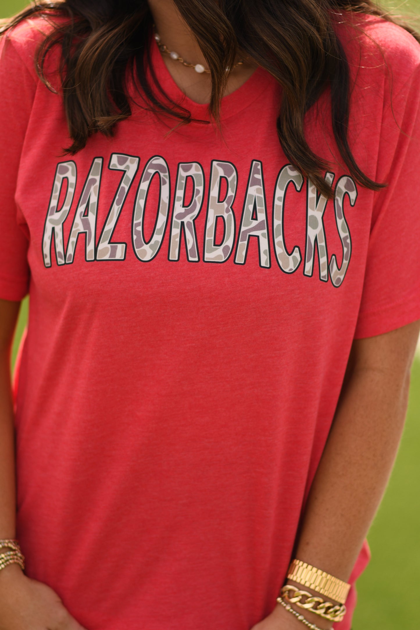 Razobacks Camo Tee