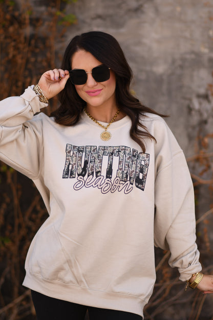 Hunting Season Camo Tee / Sweatshirt