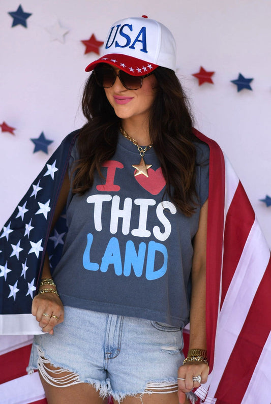 I Love This Land Muscle Tank/Tee