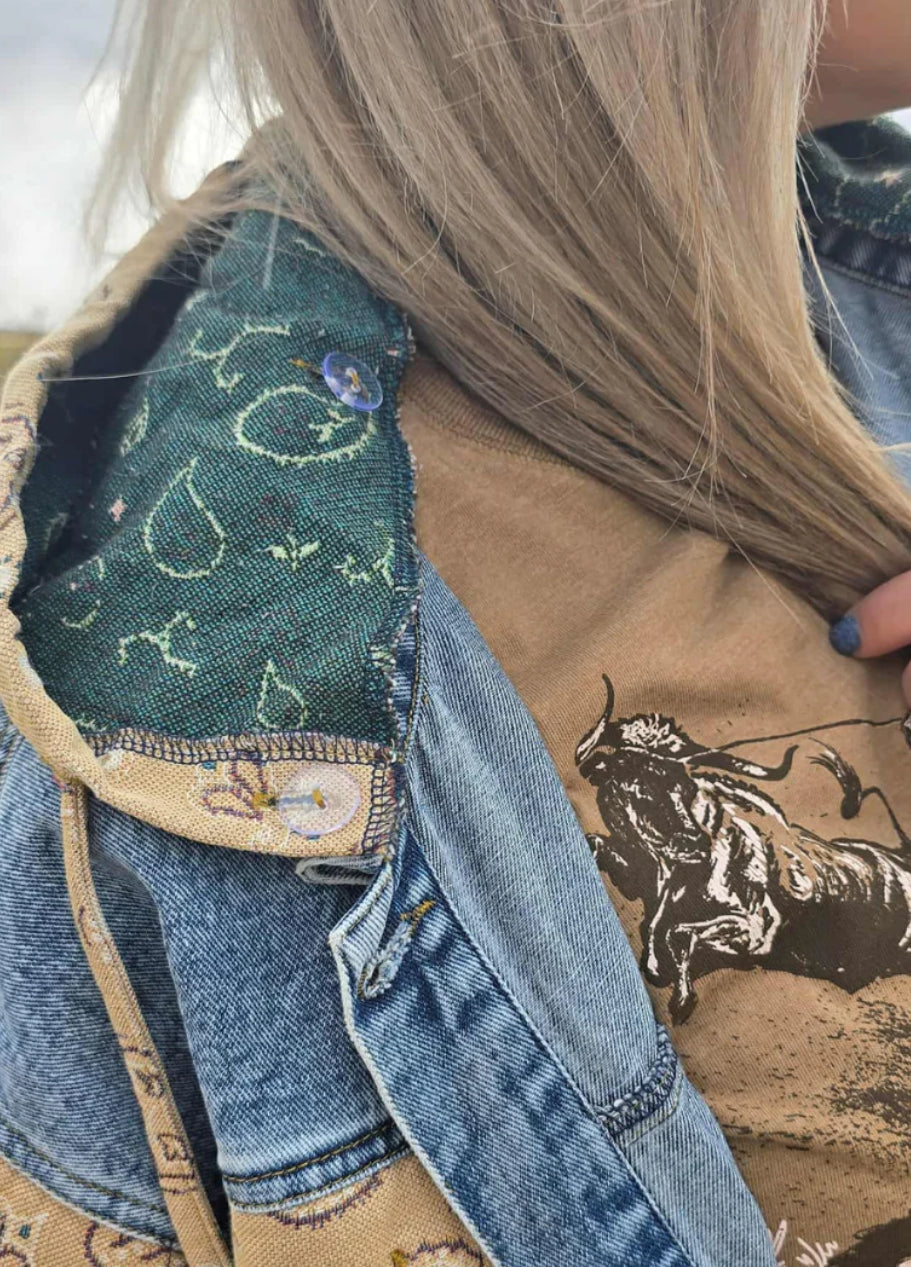BANDANA COUNTRY DENIM SHACKET
